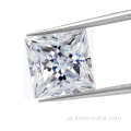 Princess Square VVS Def Def White Moissanite Stone